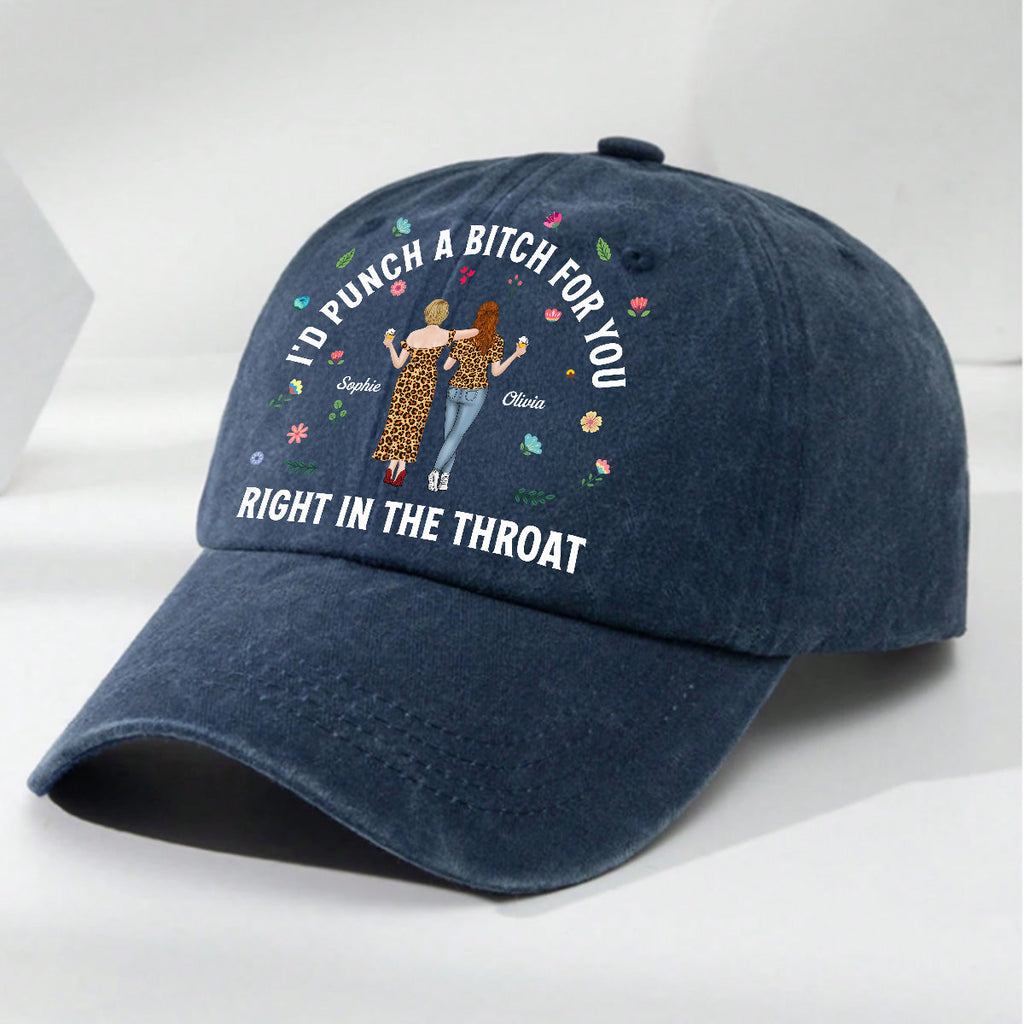 Custom Christmas Headwear Birthday Gifts for Cat Parents • Do It For You - Personalized Vintage Washed Denim Cap
