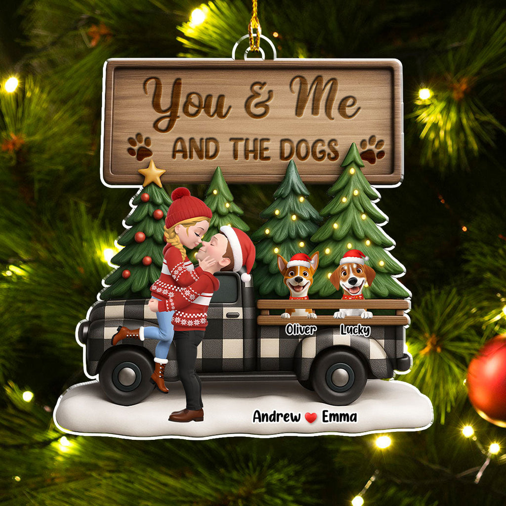 Custom Keepsake Christmas Ornament •  Our Little Family - Personalized Acrylic Ornament