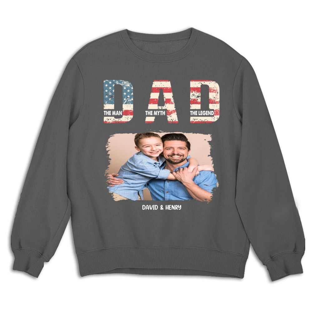 Custom Photo Father's Day, Special Gift for Dad & Grandpa • Dad You Are The Legend Photo - Personalized Shirt