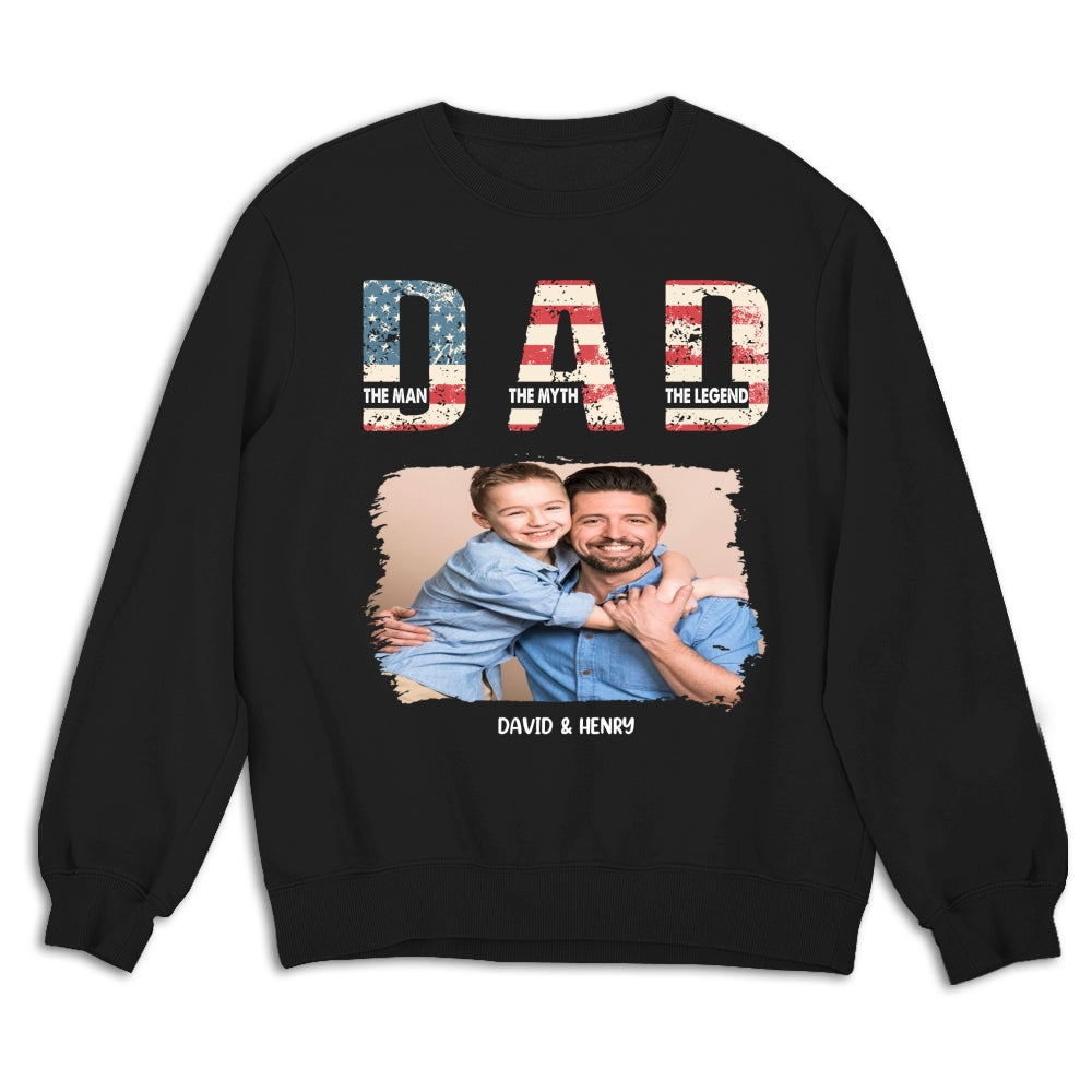 Custom Photo Father's Day, Special Gift for Dad & Grandpa • Dad You Are The Legend Photo - Personalized Shirt