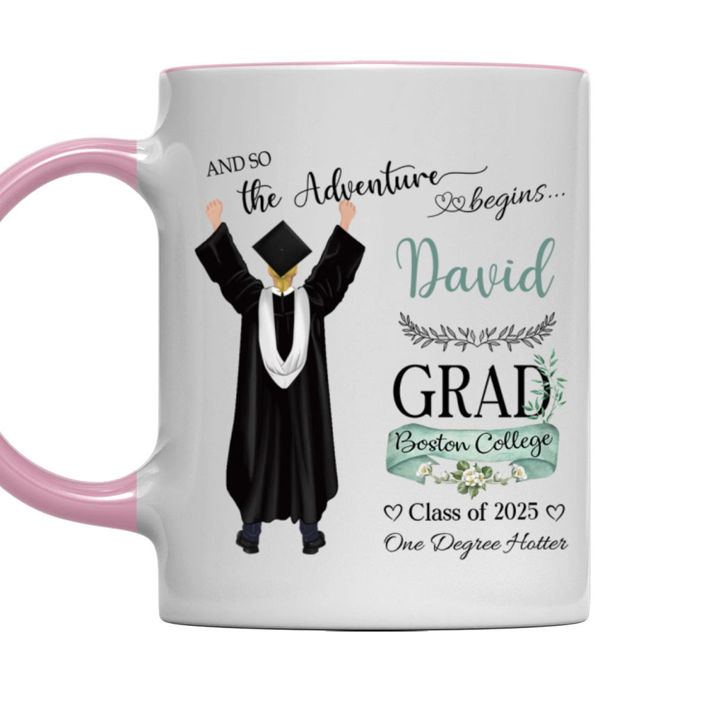 Custom Christmas & Birthday Keepsake Gift • One Degree Hotter - Personalized Accent Mug
