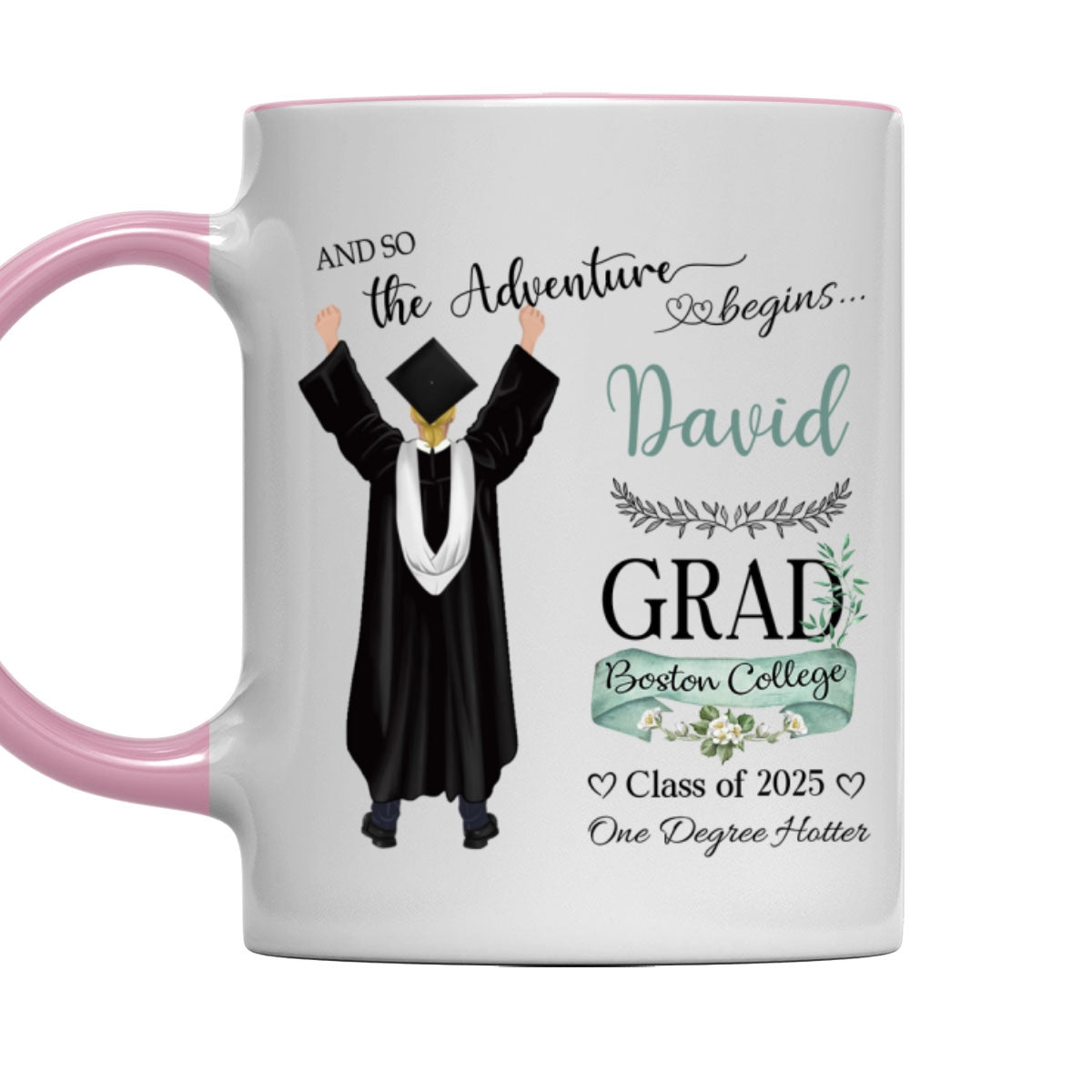 Custom Christmas & Birthday Keepsake Gift • One Degree Hotter - Personalized Accent Mug
