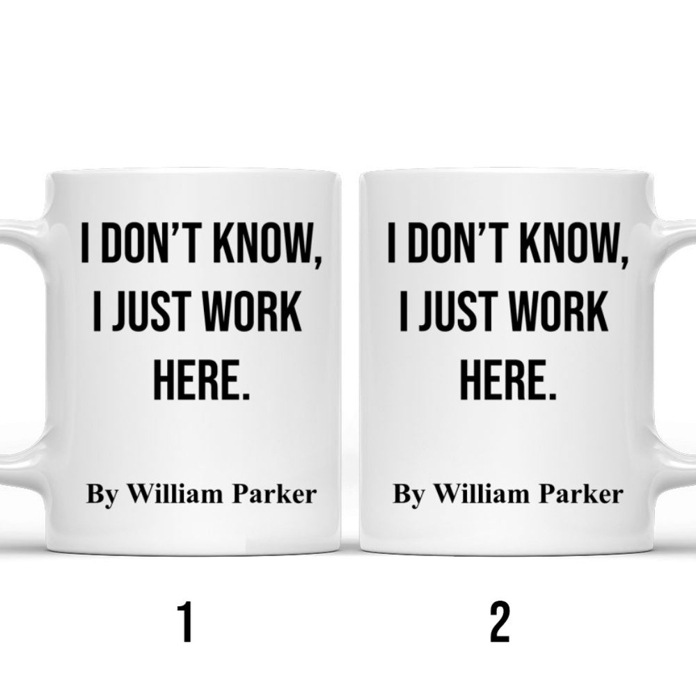 Custom Coworker, Christmas & Birthday Team Appreciation Gift • Office Funny - Personalized Coffee Mug