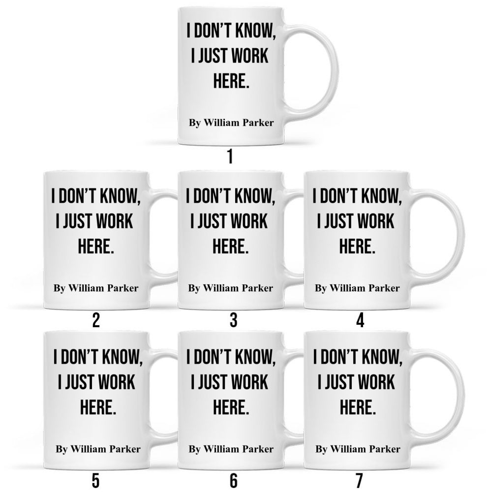 Custom Coworker, Christmas & Birthday Team Appreciation Gift • Office Funny - Personalized Coffee Mug