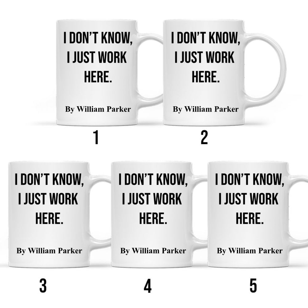 Custom Coworker, Christmas & Birthday Team Appreciation Gift • Office Funny - Personalized Coffee Mug