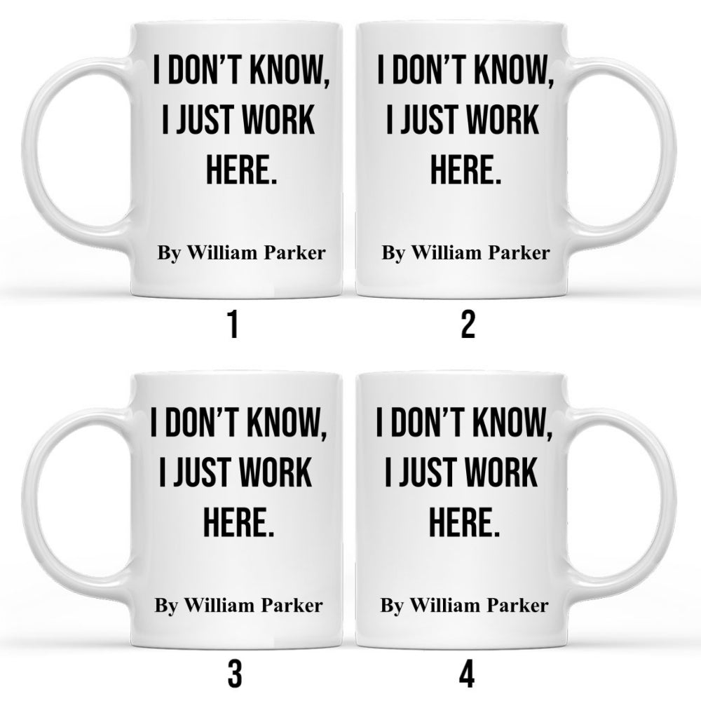 Custom Coworker, Christmas & Birthday Team Appreciation Gift • Office Funny - Personalized Coffee Mug