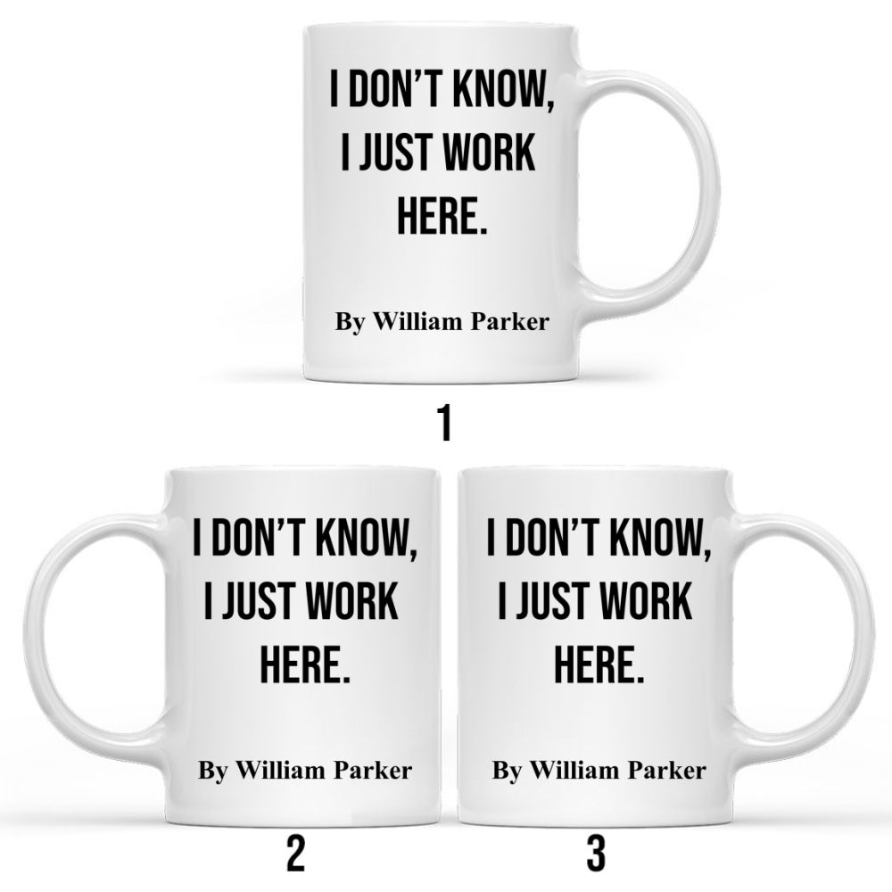 Custom Coworker, Christmas & Birthday Team Appreciation Gift • Office Funny - Personalized Coffee Mug