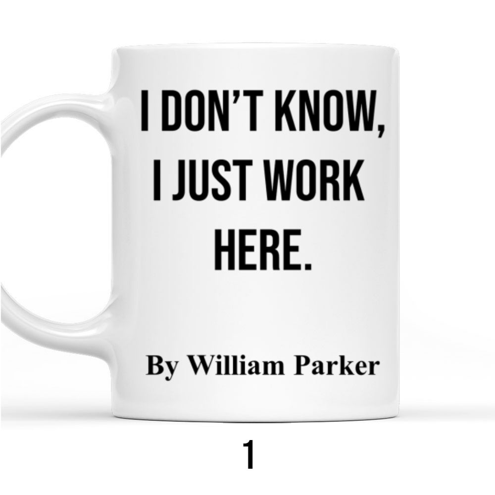 Custom Coworker, Christmas & Birthday Team Appreciation Gift • Office Funny - Personalized Coffee Mug