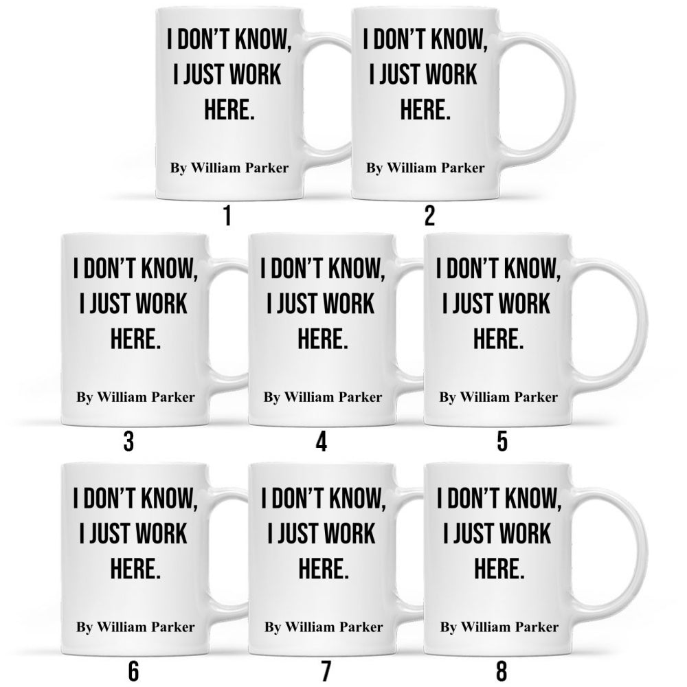 Custom Coworker, Christmas & Birthday Team Appreciation Gift • Office Funny - Personalized Coffee Mug