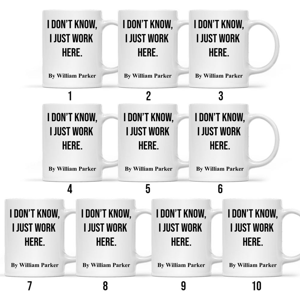 Custom Coworker, Christmas & Birthday Team Appreciation Gift • Office Funny - Personalized Coffee Mug