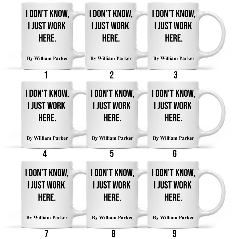 Custom Coworker, Christmas & Birthday Team Appreciation Gift • Office Funny - Personalized Coffee Mug