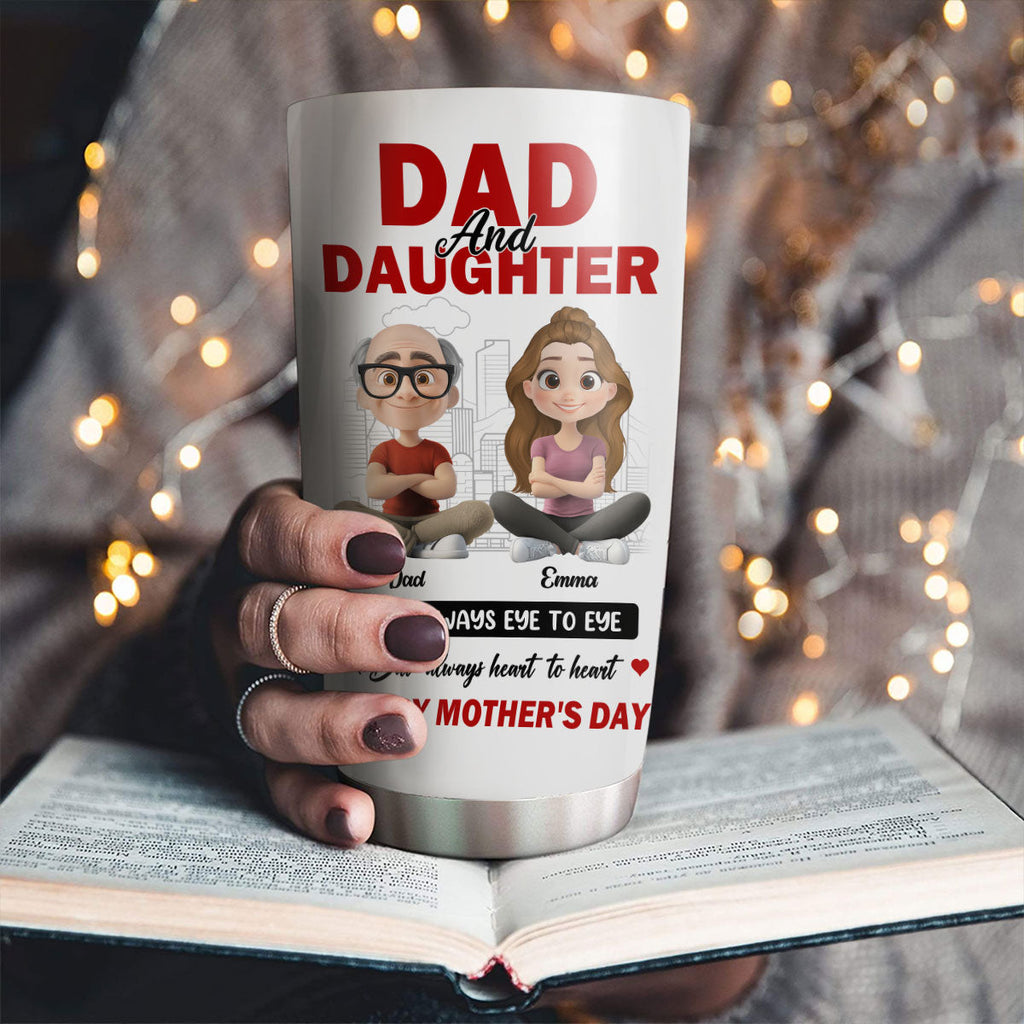 Custom Mother's Day Birthday Gifts For Daughter • Different Minds One Loving Bond - Personalized Tumbler