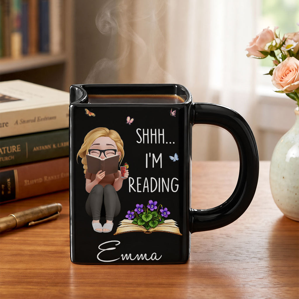 Custom Best Friend, Christmas & Birthday Friendship Keepsake Gift • Do Not - Personalized Book Shaped Mug