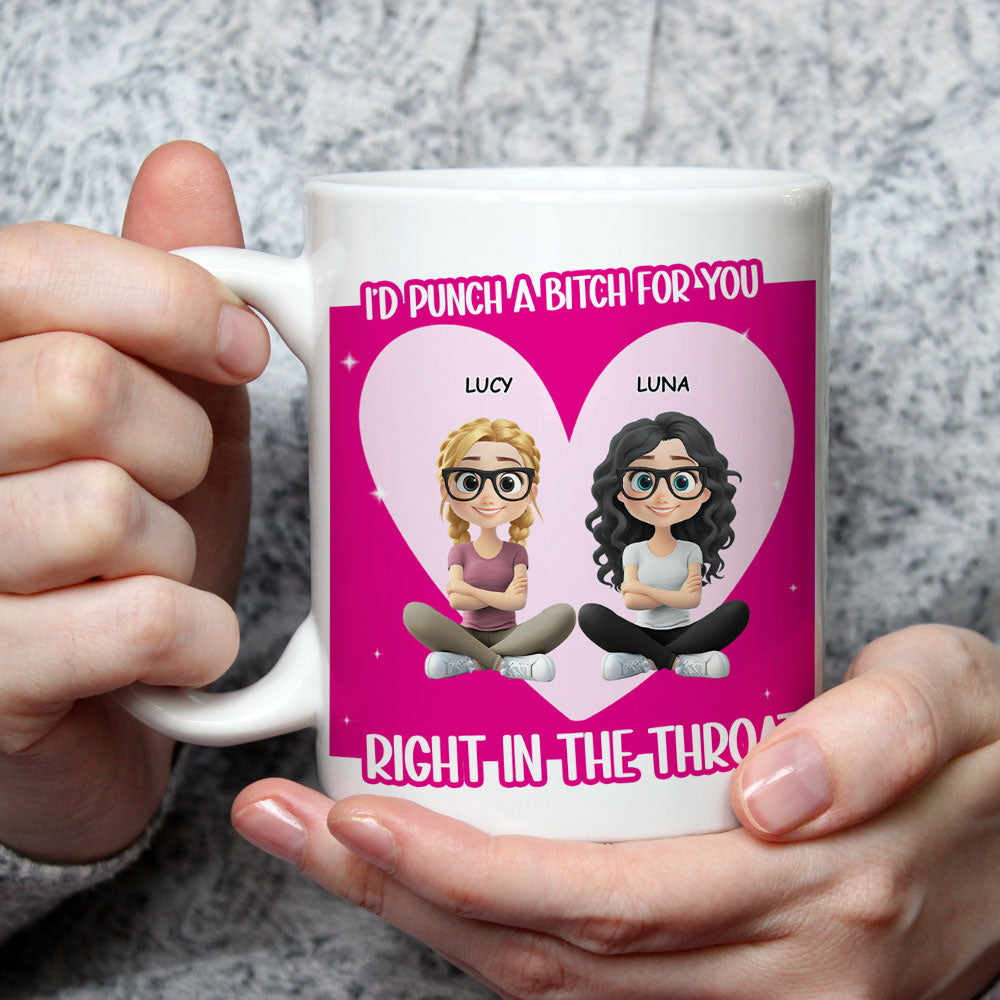 Custom Best Friend, Christmas & Birthday Friendship Keepsake Gift • You Will Always Be My Best Friends - Personalized Coffee Mug