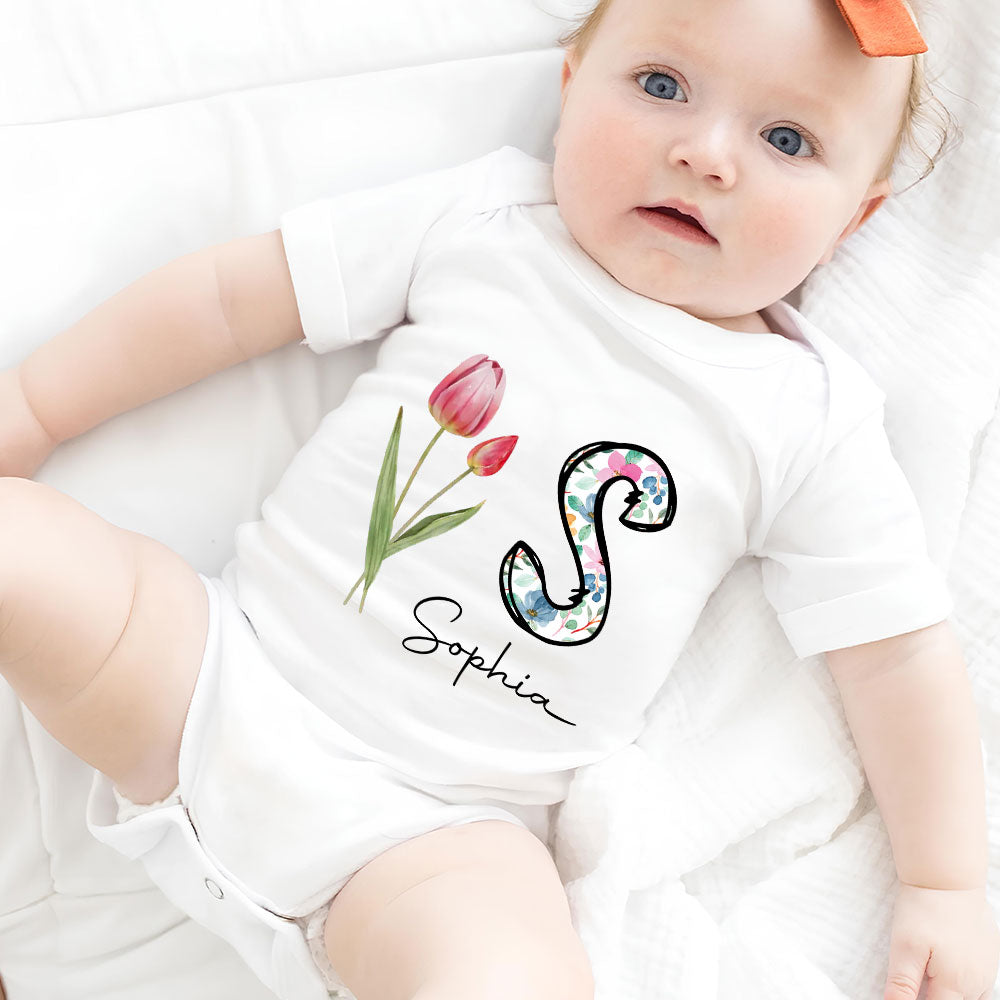 The Day An Angel Came To Me - Personalized Baby Onesie