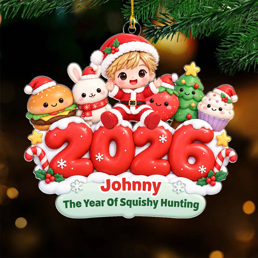 Custom Family Ornament, Christmas Gift for Family Members •  Our Little Blessings - Personalized Acrylic Ornament