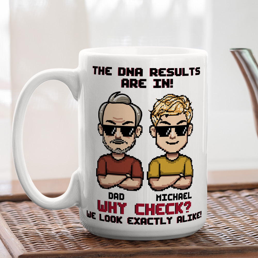 Custom Father's Day, Special Gift for Dad & Grandpa • No Need To Check - Personalized Coffee Mug