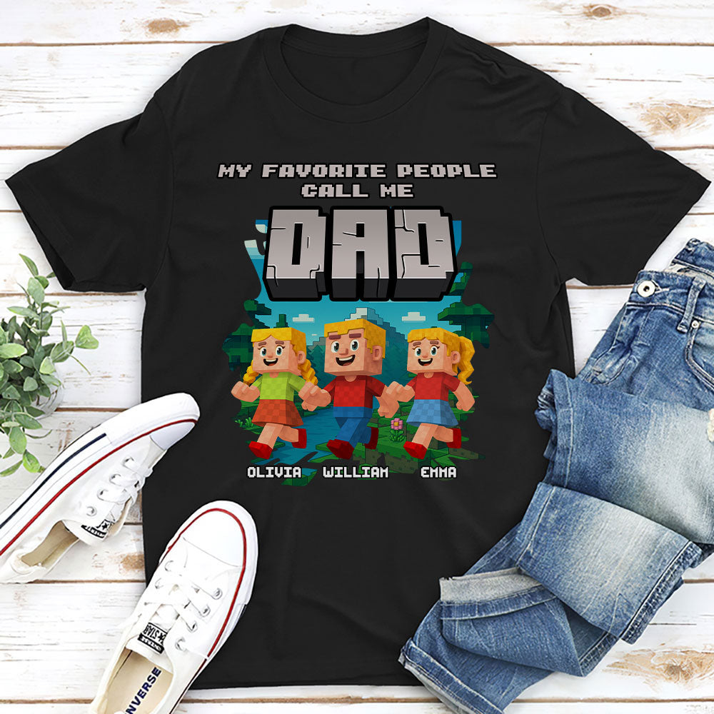 Custom Father's Day, Special Gift for Dad & Grandpa • Papa Favorite People - Personalized Shirt