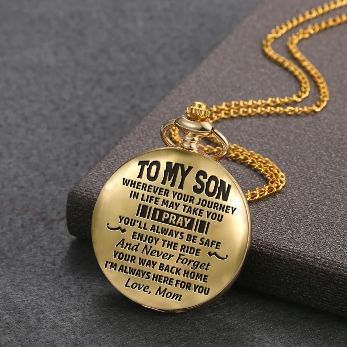 Way Back Home - Personalized Pocket Watch