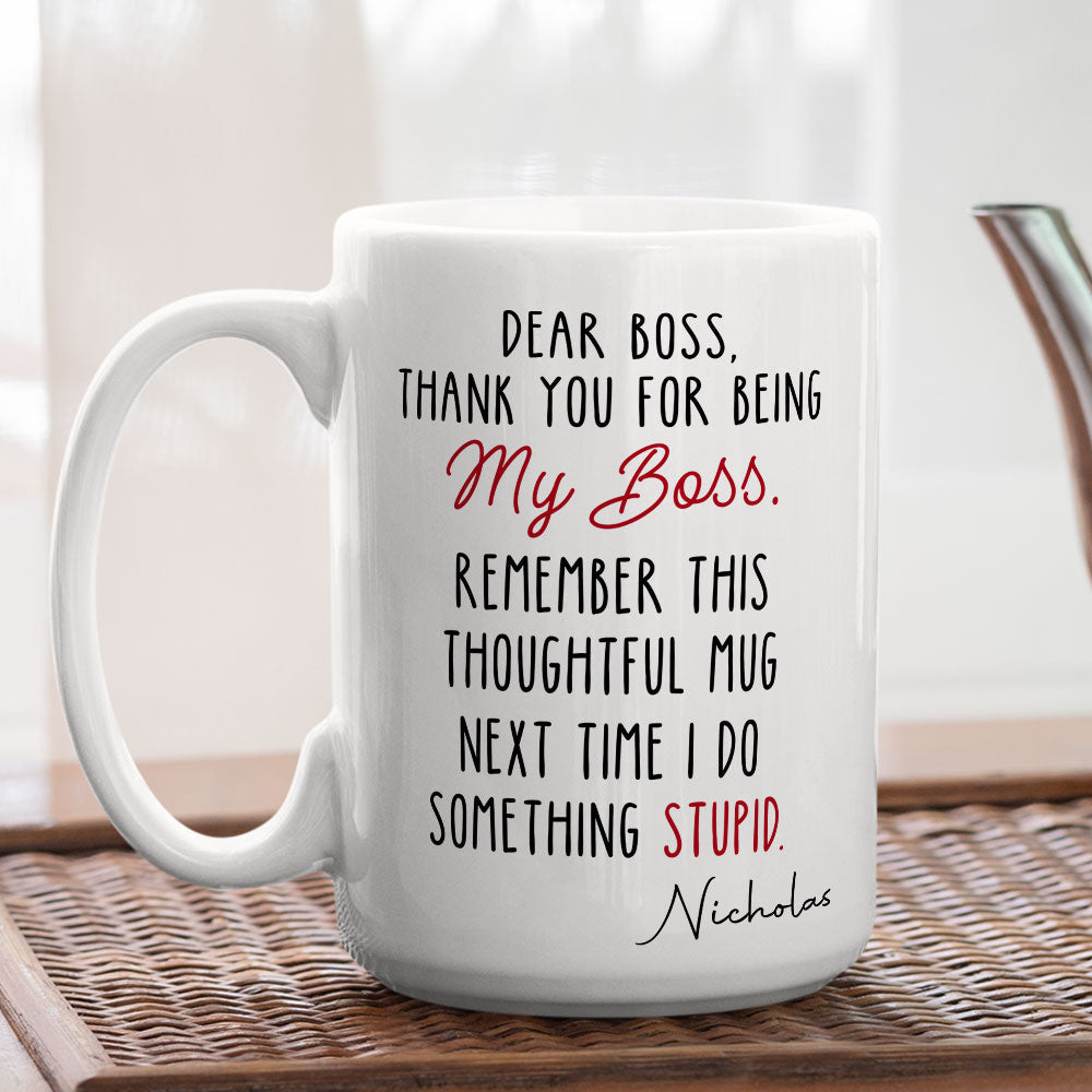 Custom Coworker, Christmas & Birthday Team Appreciation Gift • Consider This My Apology Advance - Personalized Coffee Mug