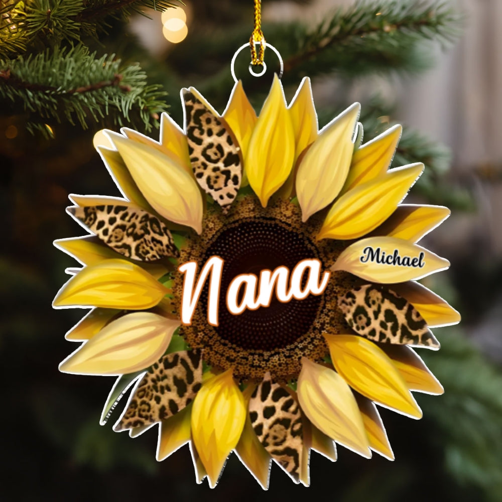 Custom Family Ornament, Christmas Gift for Family Members •  Nana Christmas - Personalized Acrylic Ornament