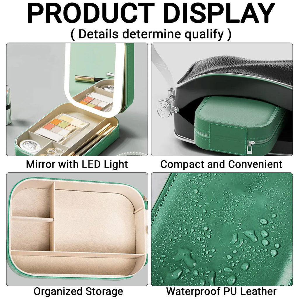 God Says You Are Bible - Personalized Jewelry Box With LED Mirror