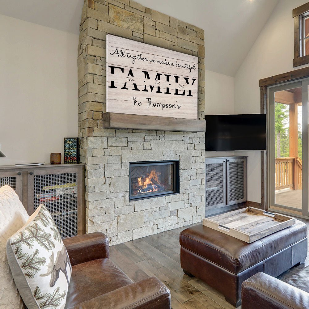 Family Is All - Personalized Photo Canvas