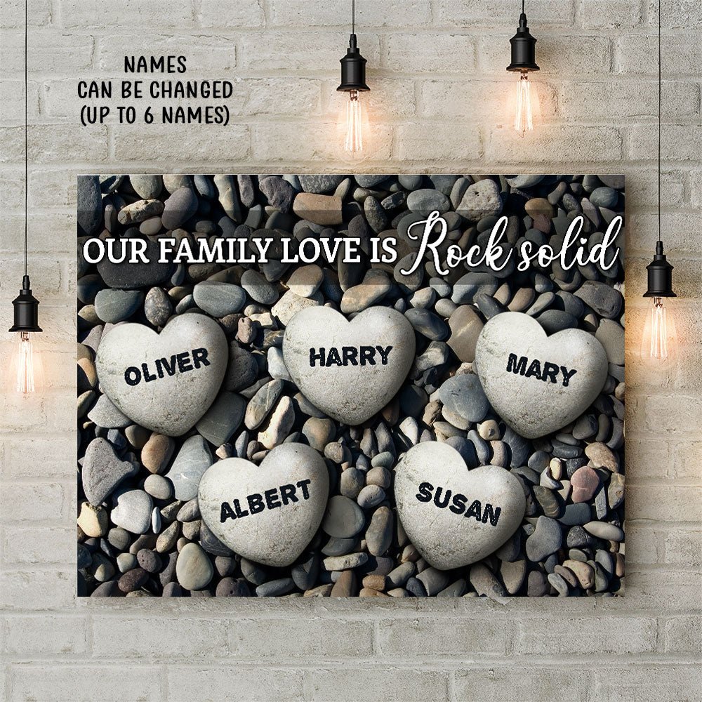 Family Love - Personalized Name Canvas