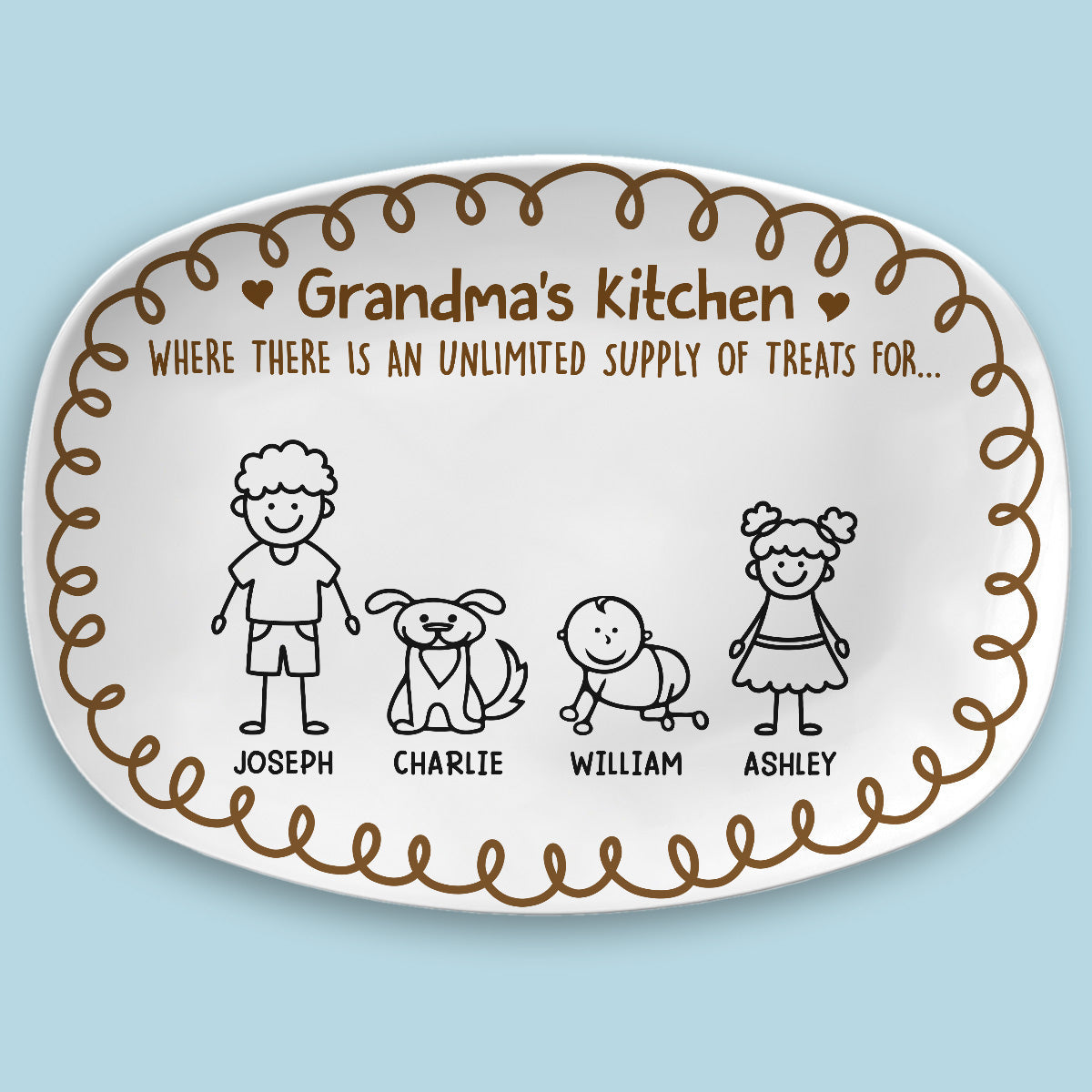 Grandma Kitchen - Personalized Platter