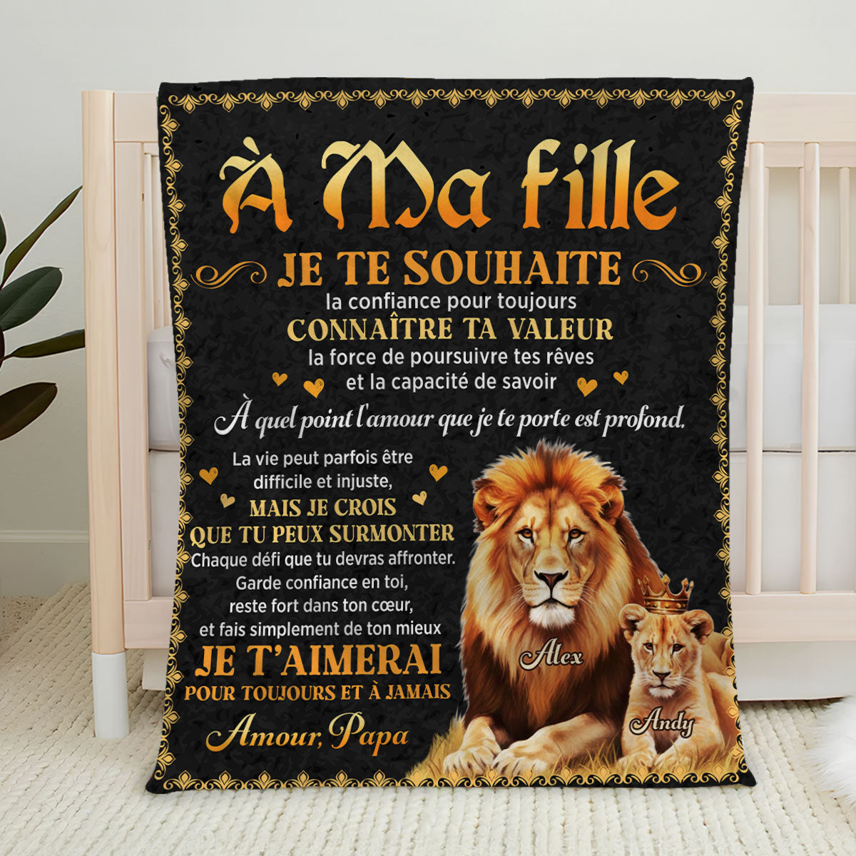 Fais Simplement De Ton Mieux – Couverture Polaire Personnalisée