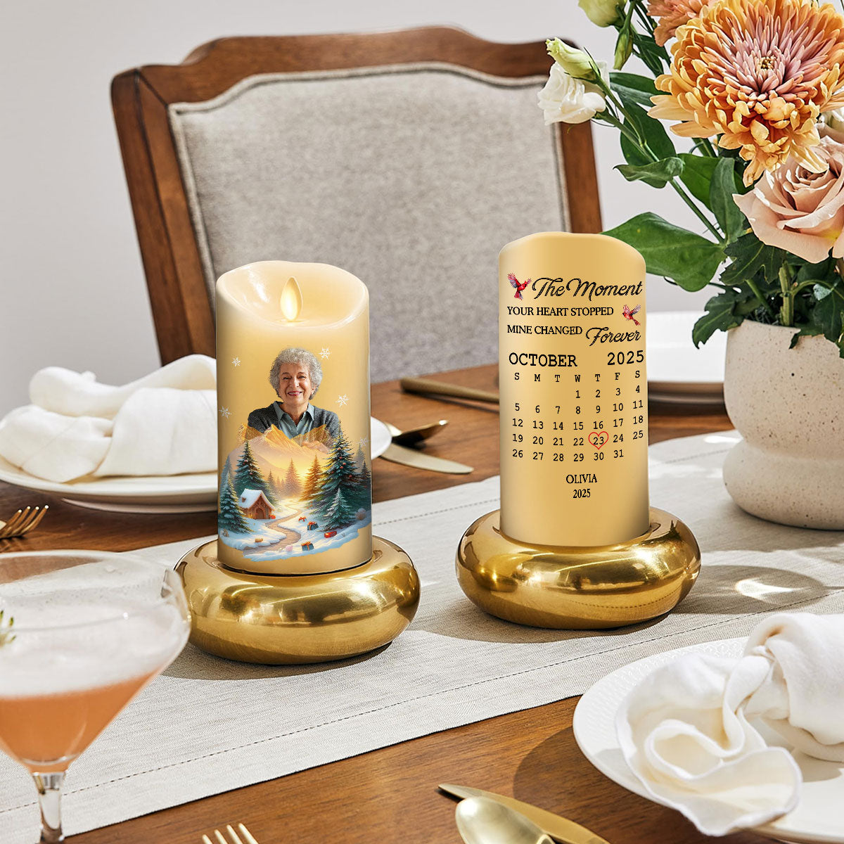 The Moment - Personalized LED Candle