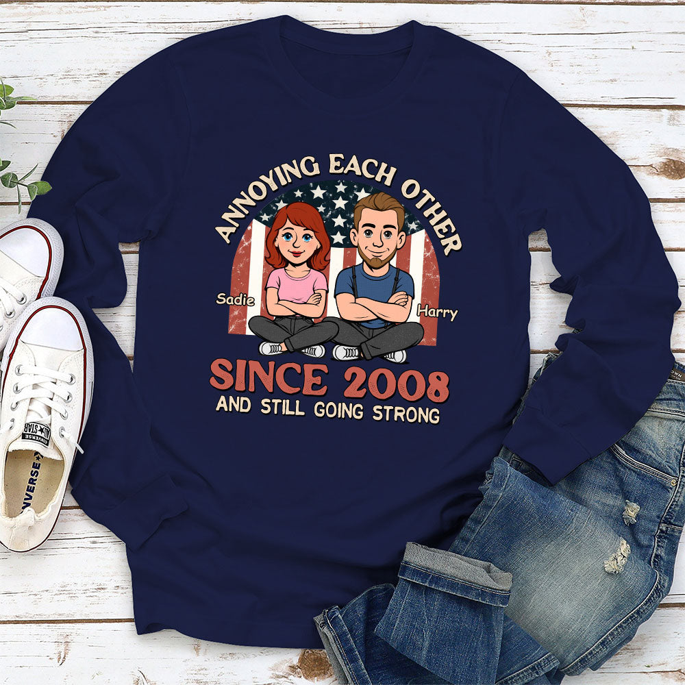 Custom Christmas Anniversary Keepsake Gifts For Husband • Love You Forever Freedom Ver - Personalized Shirt