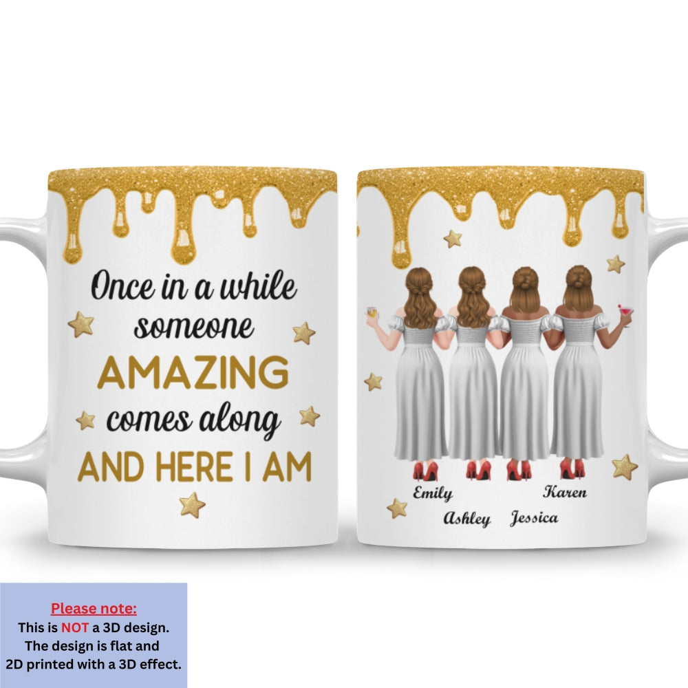 Custom Best Friend, Christmas & Birthday Friendship Keepsake Gift • Here I Am - Personalized Coffee Mug