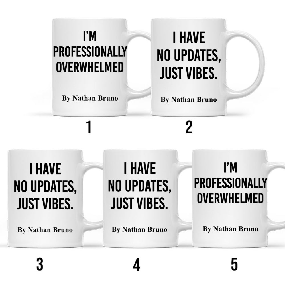 Custom Coworker, Christmas & Birthday Team Appreciation Gift • Office Mood - Personalized Coffee Mug
