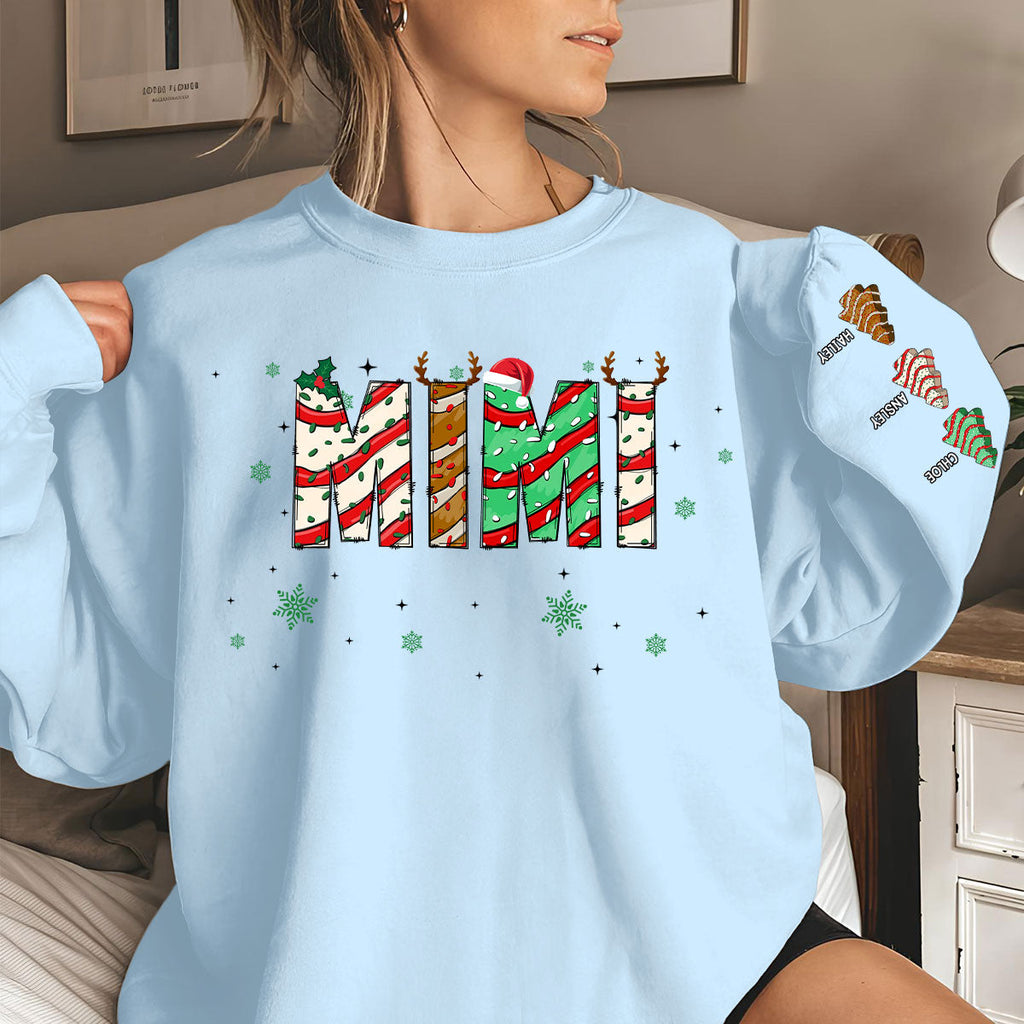 Grandma Christmas Tree Cake - Personalized Sweatshirt