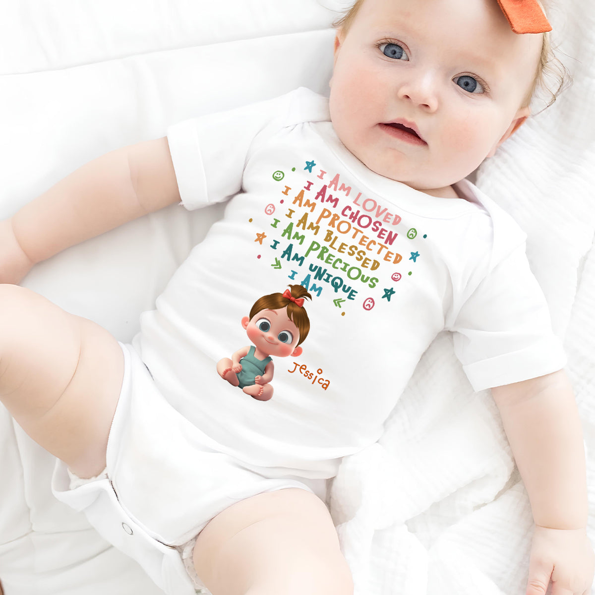 I am Loved - Personalized Baby Onesie