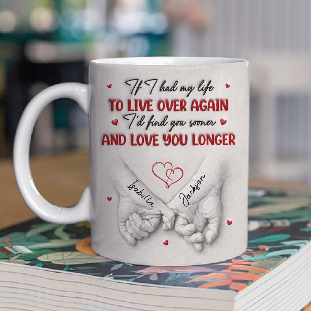 Custom Anniversary Keepsake Gifts For Couple • Love You Till The End - Personalized Coffee Mug