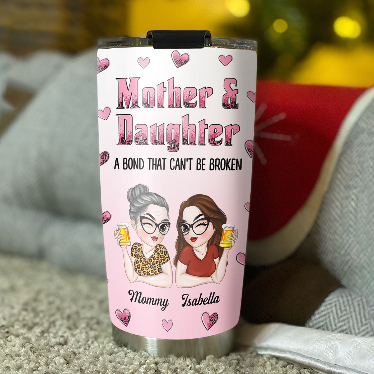 Custom Mother's Day Birthday Gifts For Mom • Unbreakable Bond - Personalized Tumbler