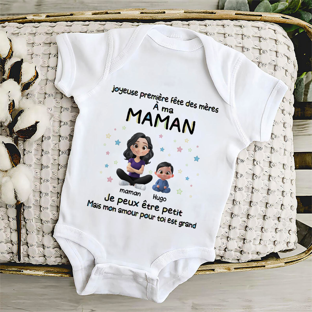 Notre Première Fête des Mères - Body Bébé Personnalisé