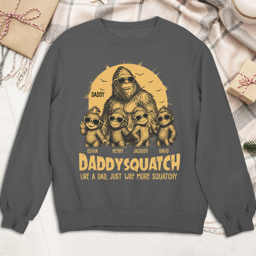 Custom Father's Day, Special Gift for Dad & Grandpa • Squatchy Papa - Personalized Shirt