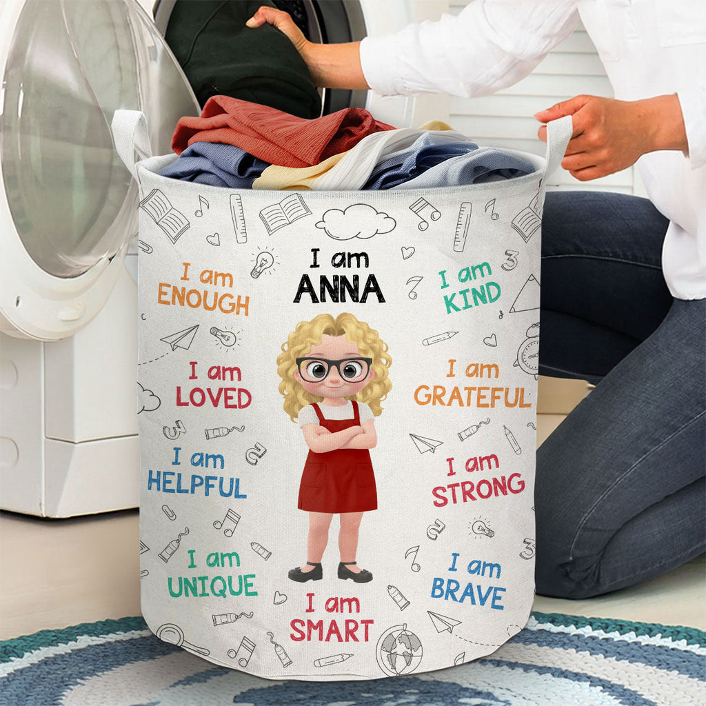 I Am Grateful - Personalized Basket