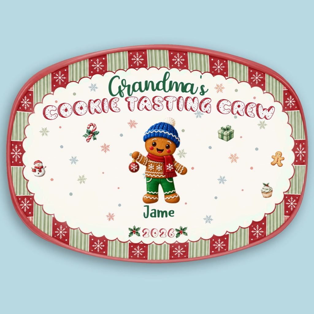 Christmas Baking Crew - Personalized Platter