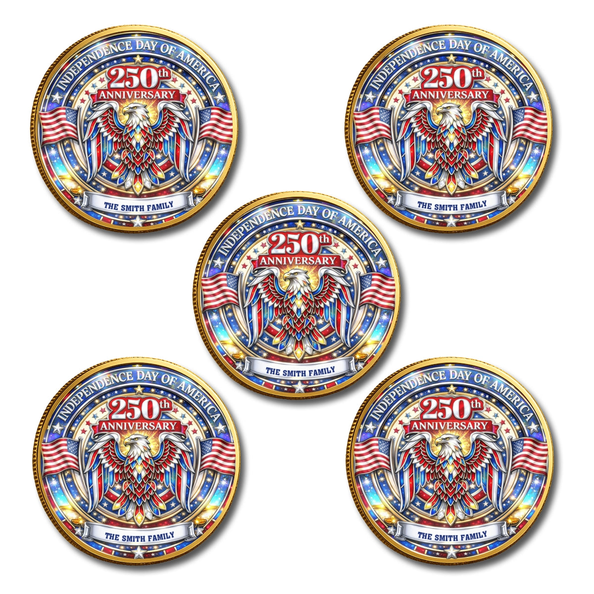 American Family 250 - Personalized Commemorative Keepsake Coin