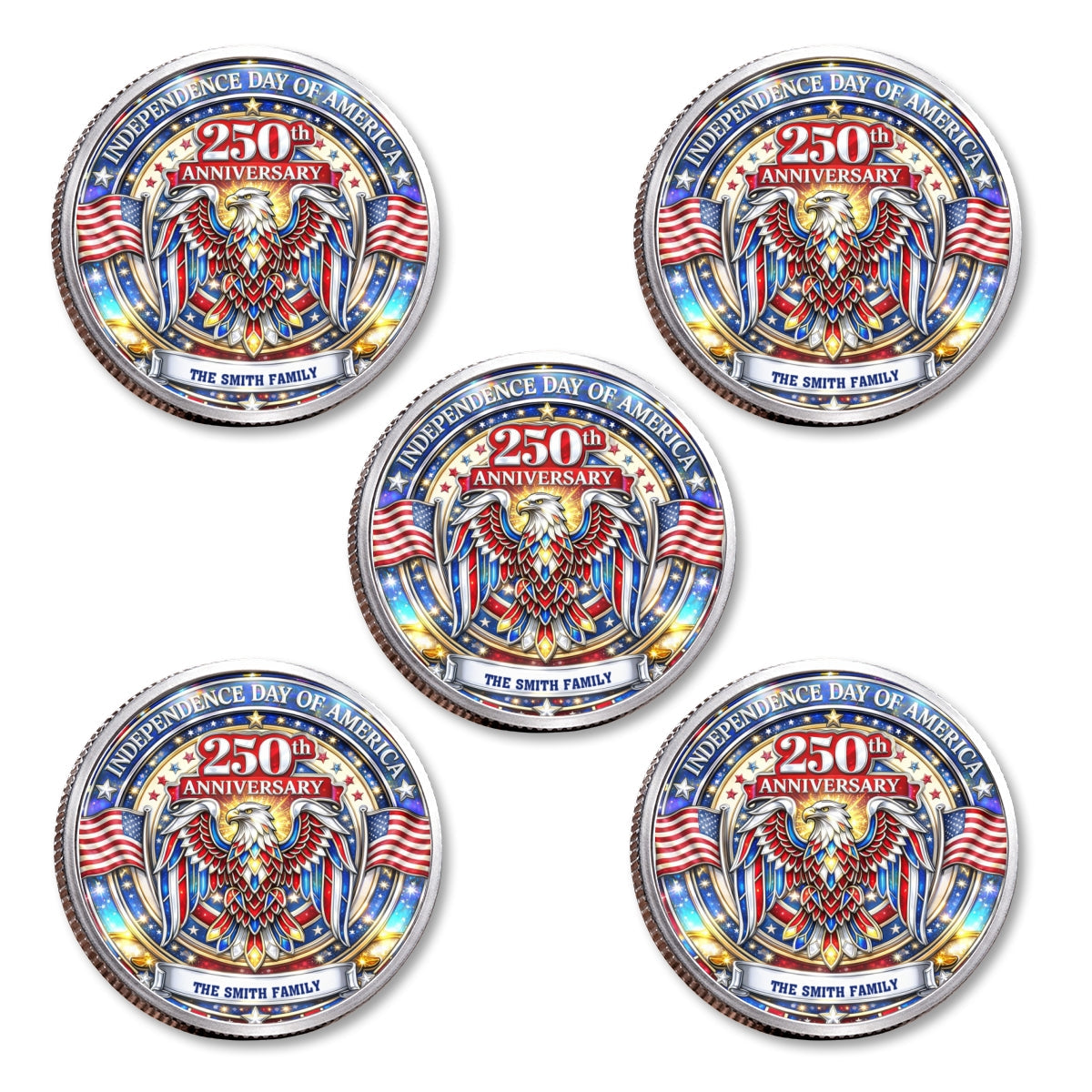 American Family 250 - Personalized Commemorative Keepsake Coin