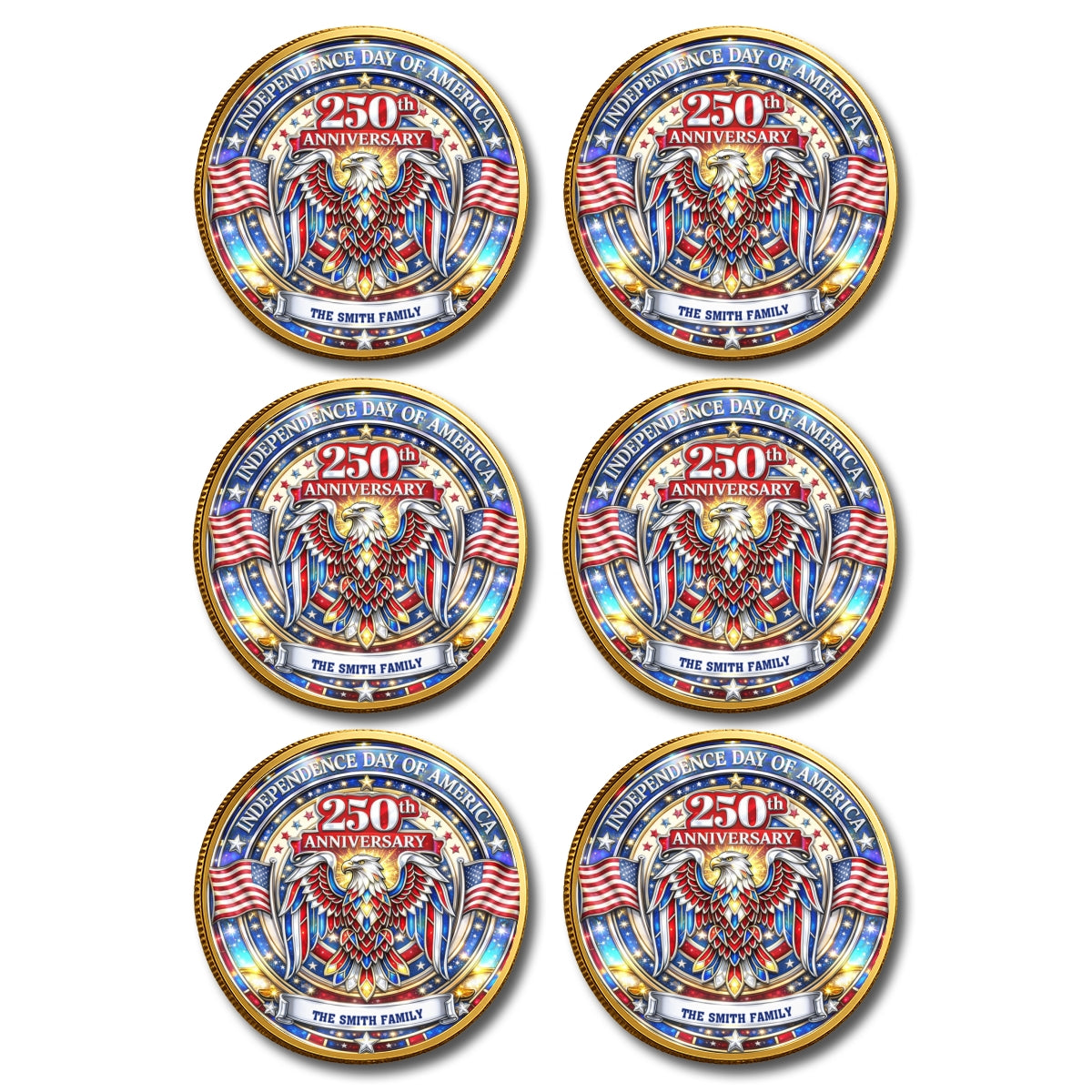 American Family 250 - Personalized Commemorative Keepsake Coin