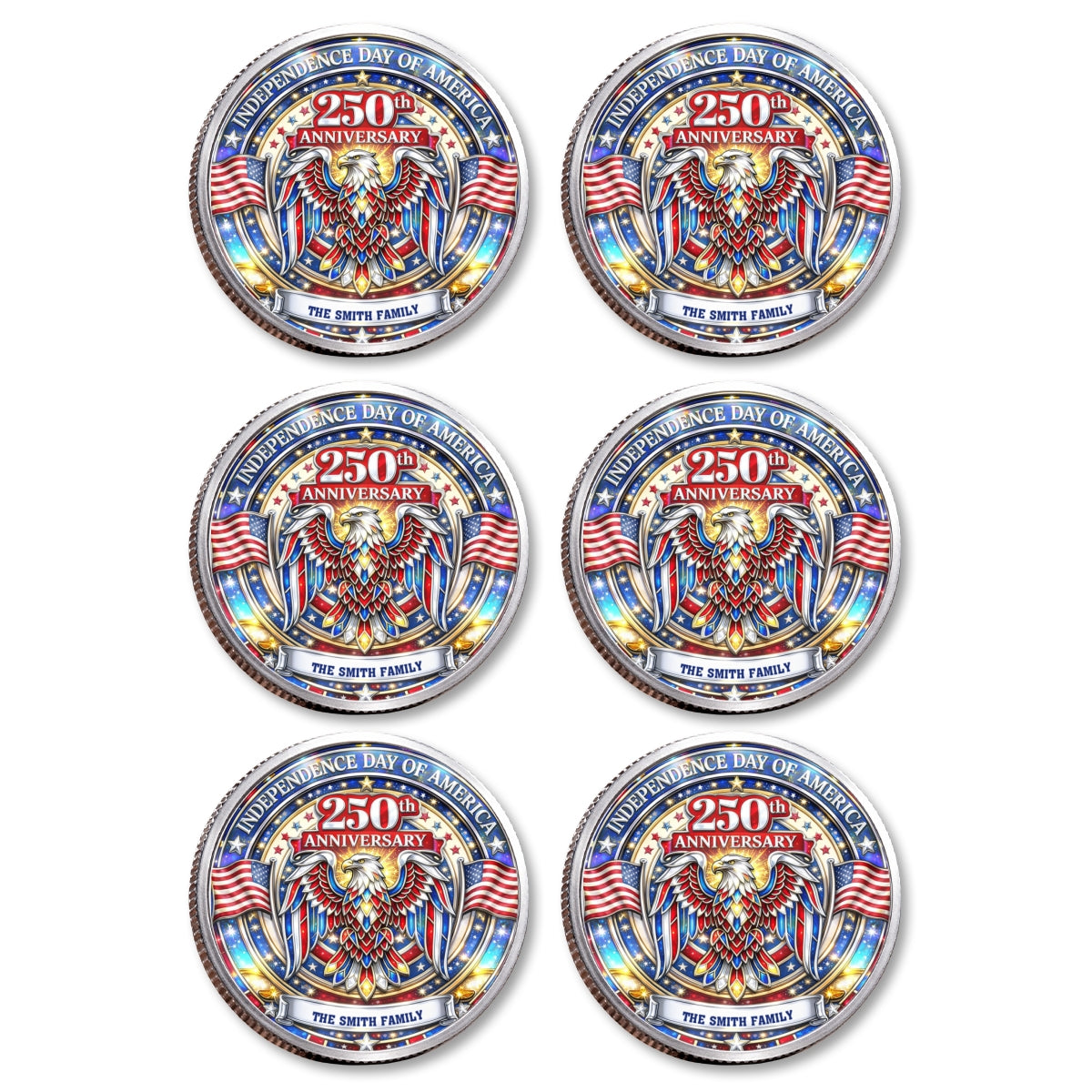 American Family 250 - Personalized Commemorative Keepsake Coin