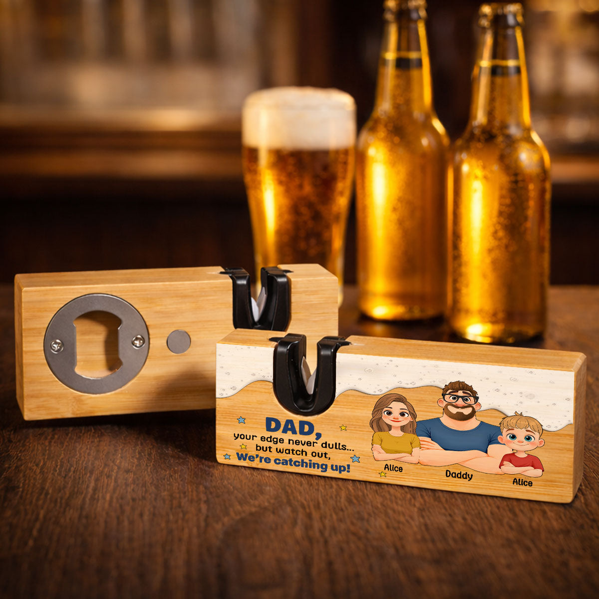 Watch Out Im Catching Up - Personalized Opener Sharpener Stowel