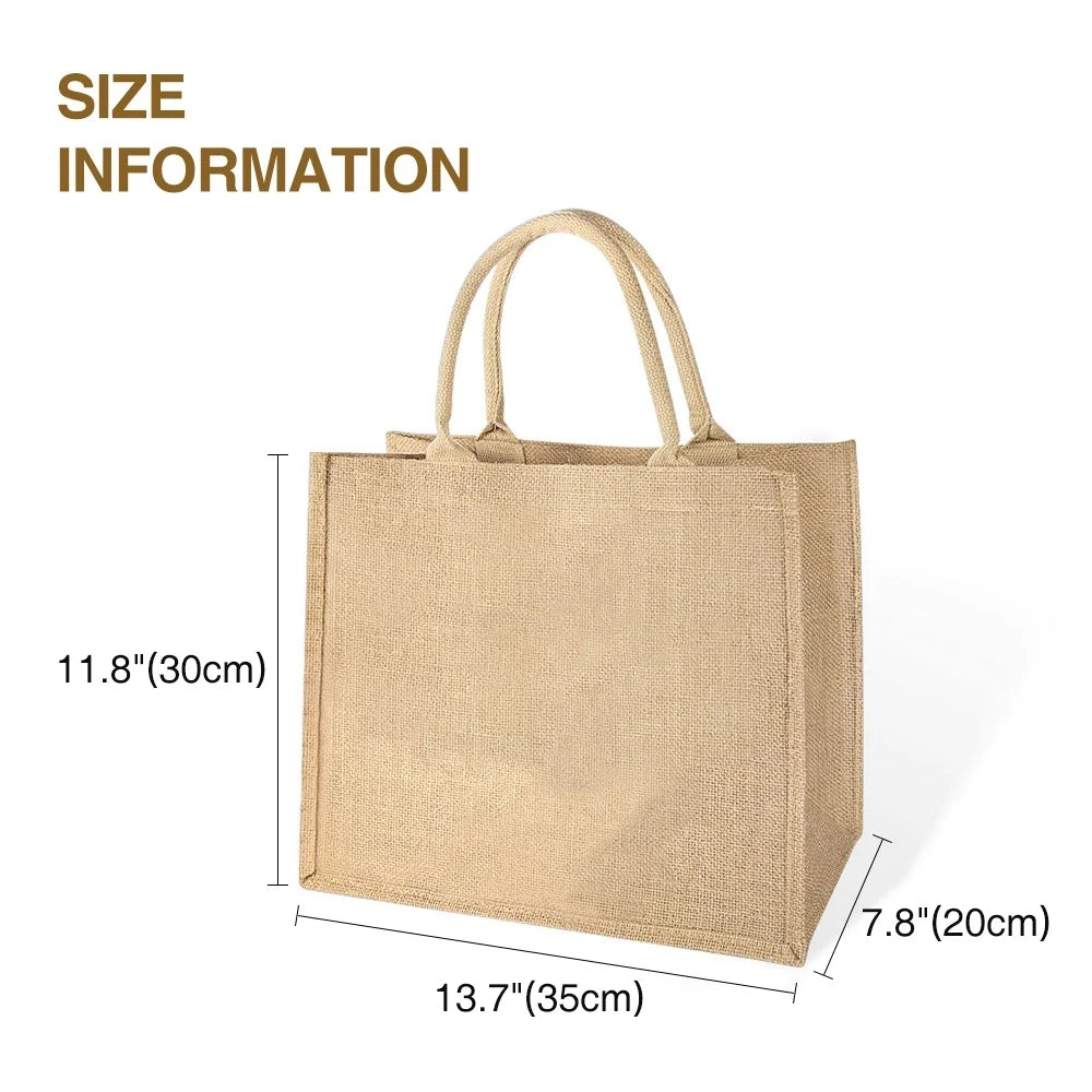 Grandmas Garden - Personalized Jute Tote Bag