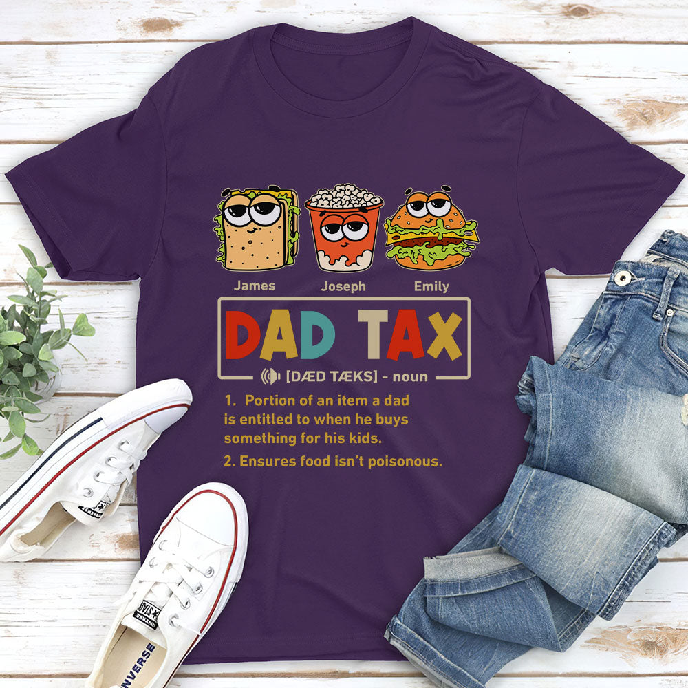 Custom Father's Day, Special Gift for Dad & Grandpa • Taste Test Approved By Dad - Personalized Shirt