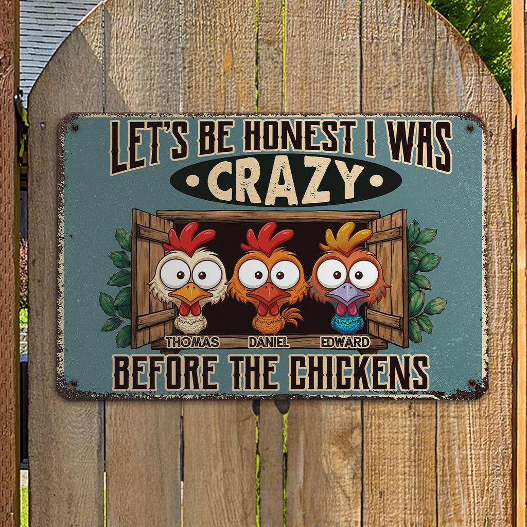 Custom Home & Wall Decor, Birthday & Christmas Gift • I Was Fine Before - Personalized Metal Sign